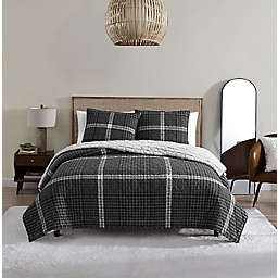 UGG® Westwood 2-Piece Reversible Twin Quilt Set in Charcoal