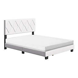 E-Rest Vita Faux Leather Upholstered Platform Bed