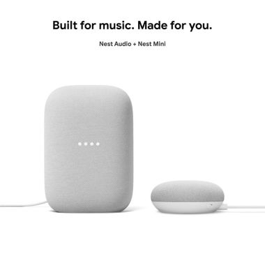 Google Nest Audio in White. View a larger version of this product image.