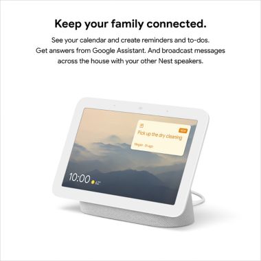 Google Nest Hub 2 in Chalk. View a larger version of this product image.