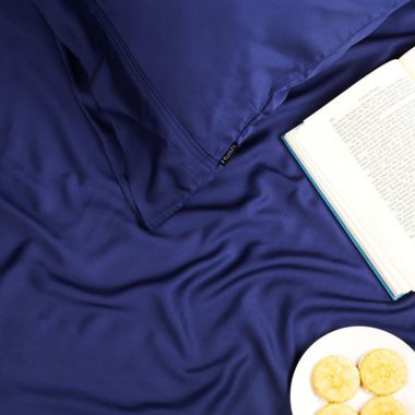 Hush Blankets Iced 300-Thread-Count Rayon Made From Bamboo Sheet Set. View a larger version of this product image.