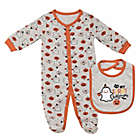 Alternate image 0 for Baby Starters&reg; Size 3M 2-Piece My First Halloween Sleep and Play Footie and Bib Set