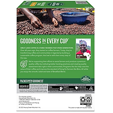 Green Mountain Coffee&reg; Breakfast Blend Keurig&reg; K-Cup&reg; Pods 24-Count. View a larger version of this product image.