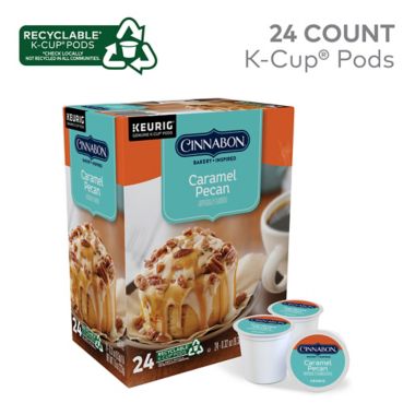 Cinnabon&reg; Caramel Pecan Coffee Keurig&reg; K-Cup&reg; Pods 24-Count. View a larger version of this product image.