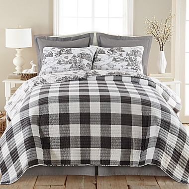 Levtex Home Winter Sleigh 3-Piece Reversible Quilt Set. View a larger version of this product image.