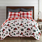 Alternate image 1 for Levtex Home Farmhouse Plaid 3-Piece Reversible King Quilt Set in White