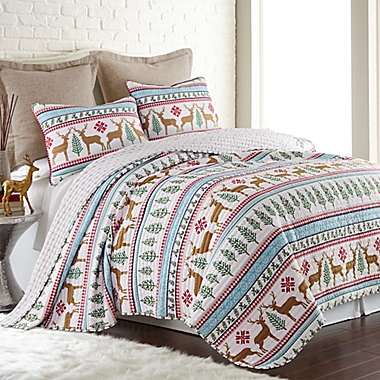 Levtex Home Snow Snow Snow 2-Piece Reversible Twin Quilt Set. View a larger version of this product image.