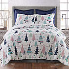 Alternate image 0 for Levtex Home Pine Forest 3-Piece Reversible King Quilt Set in White