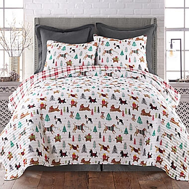 Levtex Home Santa Paws 3-Piece Reversible Quilt Set. View a larger version of this product image.