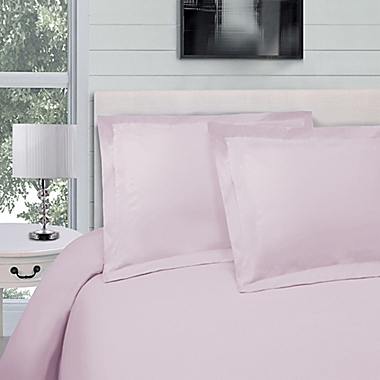 Cochran Solid 3-Piece King/California King Duvet Cover Set in Lilac. View a larger version of this product image.