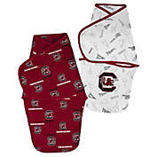 University of South Carolina 2-Pack Baby Cocoon Wrap Swaddle in Red/White
