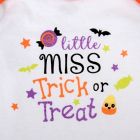 Alternate image 2 for Baby Essentials&reg; Size 3-6M 4-Piece "Little Miss Trick or Treat" Bodysuit Set