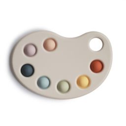 Mushie Paint Palette Press Toy