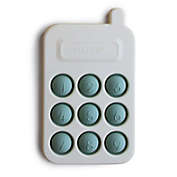 Mushie Phone Press Toy in Cambridge Blue