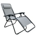 Alternate image 0 for Simply Essential&trade; Outdoor Folding Zero Gravity Lounger Chair in Grey/Black