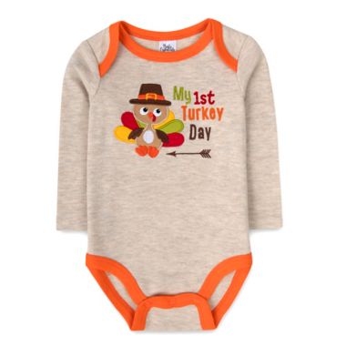 Baby Essentials Newborn My 1st Turkey Day Bodysuit. View a larger version of this product image.