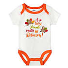 Alternate image 0 for Baby Essentials Size 3M Are These People My Relatives Bodysuit in White