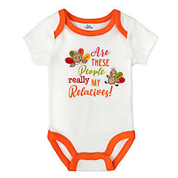 Baby Essentials Are These People My Relatives Bodysuit in White