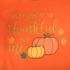 Alternate image 1 for Baby Essentials Size 9M Thankful For Me Tutu Bodysuit in Orange