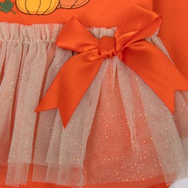 Baby Essentials Size 9M Thankful For Me Tutu Bodysuit in Orange. View a larger version of this product image.