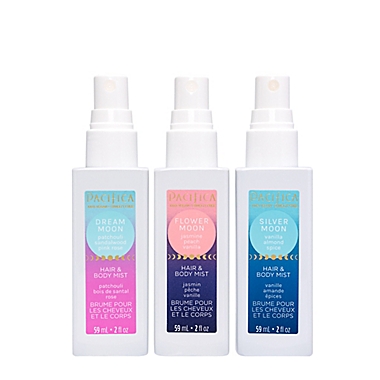 Pacifca&reg; Moon Moods 3-Piece Hair and Body Mist Travel Set. View a larger version of this product image.
