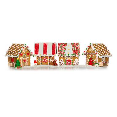 Bakery Bling&trade; Tinsel Town Mini Village Gingerbread Kit. View a larger version of this product image.