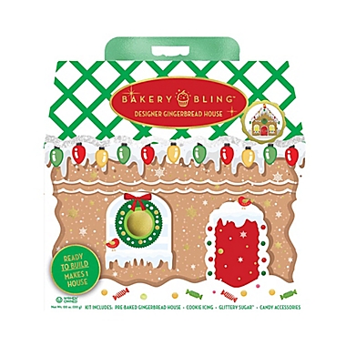 Bakery Bling&trade; Traditional Gingerbread House Kit. View a larger version of this product image.