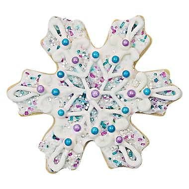 Bakery Bling&trade; Snowflake Cookie Kit in Blue. View a larger version of this product image.