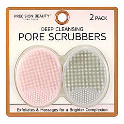 Precision Beauty 2-Pack Silicone Face Scrubber in Pink/Grey