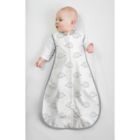 Alternate image 1 for SwaddleDesigns&reg; Small zzZipMe&reg; Hedgehogs Fleece 2-Way Zipper Sleeping Sack in White/Black