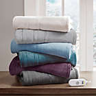 Alternate image 4 for Serta&reg; Plush Heated Throw Blanket in Purple