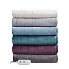 Alternate image 5 for Serta&reg; Plush Heated Throw Blanket in Purple