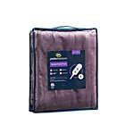 Alternate image 3 for Serta&reg; Plush Heated Throw Blanket in Purple
