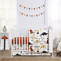 Sweet Jojo Designs® Mod Dinosaur 4-Piece Crib Bedding Set