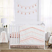Sweet Jojo Designs&reg; Boho 4-Piece Crib Bedding Set in Pink