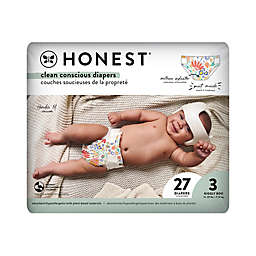 Honest Painted Feathers Pattern Diaper Collection
