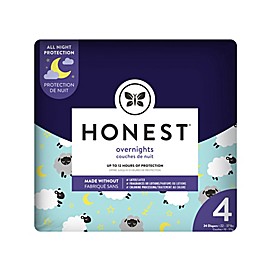 Honest Overnights 24-Pack Size 4 Diapers in Sleepy Sheep Pattern