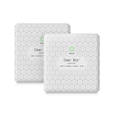 Parasol Clear+Dry&trade; Size 5 48-Count Natural Disposable Diaper Pants. View a larger version of this product image.