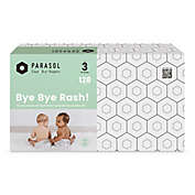 Parasol Clear+Dry&trade; Size 3 128-Count Natural Disposable Diapers