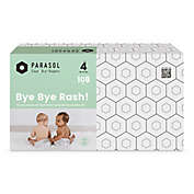 Parasol Clear+Dry&trade; Size 4 108-Count Natural Disposable Diapers