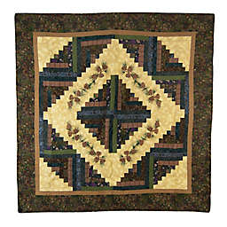 Donna Sharp® Cabin Raising Pine Cone Quilted Throw Blanket