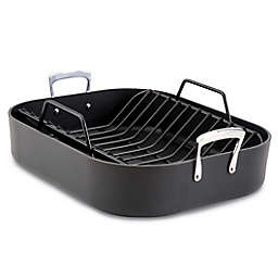 All-Clad B1 Hard Anodized Nonstick Roaster with Rack