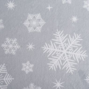 Brookstone&reg; n-a-p&reg; Heated Throw in Grey Snowflake. View a larger version of this product image.