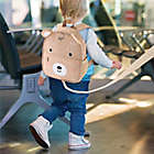 Alternate image 1 for Belle ON THE GO Bear Backpack Leash in Brown