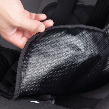 Belle ON THE GO Waterproof Car Seat Liner in Black. View a larger version of this product image.