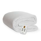 Alternate image 2 for Brookstone&reg; Heated King Mattress Pad in White