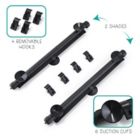 Alternate image 2 for Belle ON THE GO Car Sun Shades in Black (Set of 2)