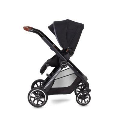 single silver cross pram