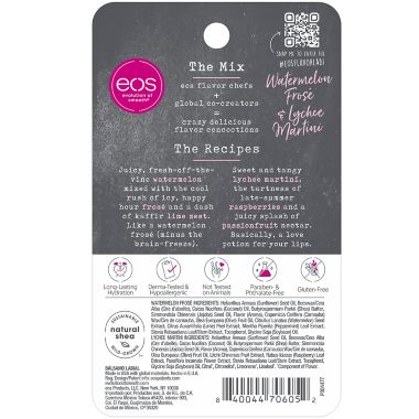 eos&trade; 2-Pack 0.14 oz. Watermelon Fros&eacute; and Lychee Martini Lip Balm. View a larger version of this product image.