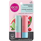 eos&trade; 2-Pack 0.14 oz. Watermelon Fros&eacute; and Lychee Martini Lip Balm